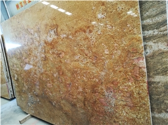 Imperial Gold Granite Slabs Wall Covering