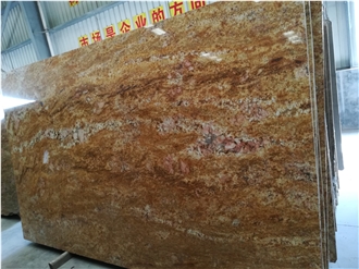 Imperial Gold Granite Slabs Wall Covering