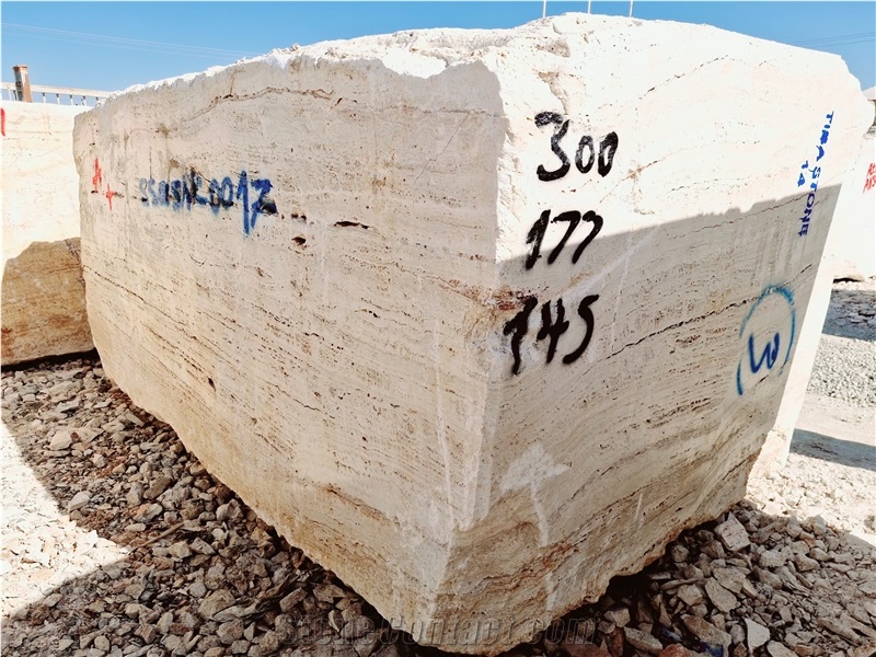 Abassabad Travertine Rough Blocks