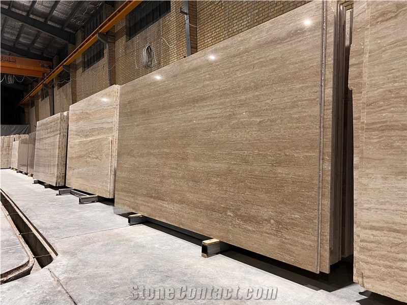Persian Beige Travertine Slabs
