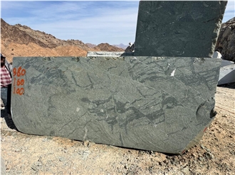 Persian Green  Rough Granite Block
