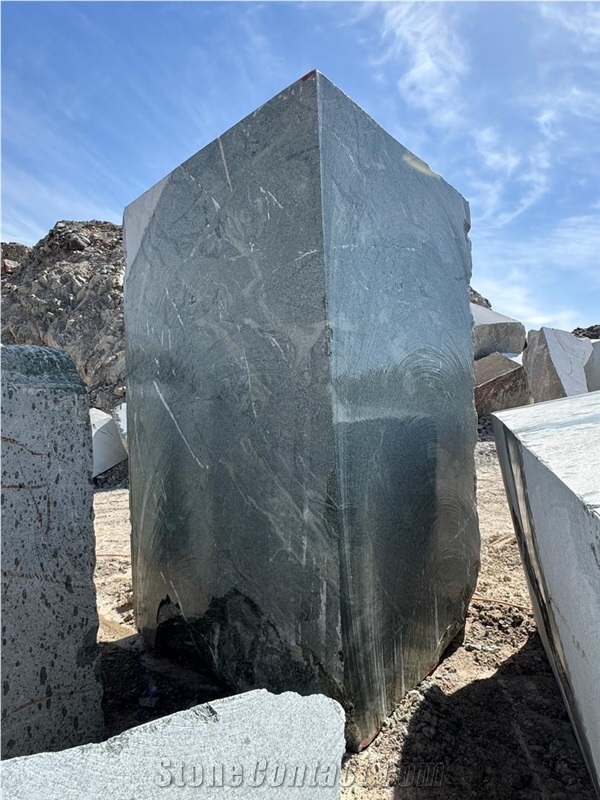 Persian Green  Rough Granite Block