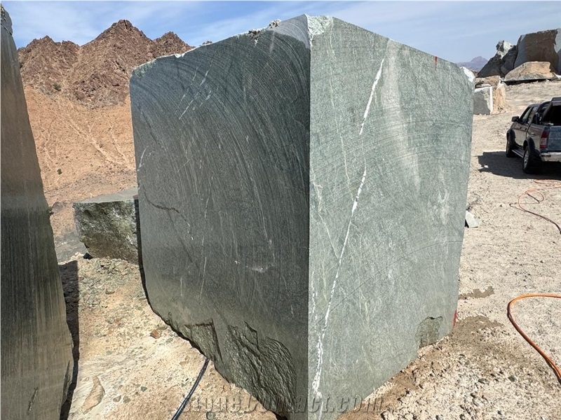 Persian Green  Rough Granite Block
