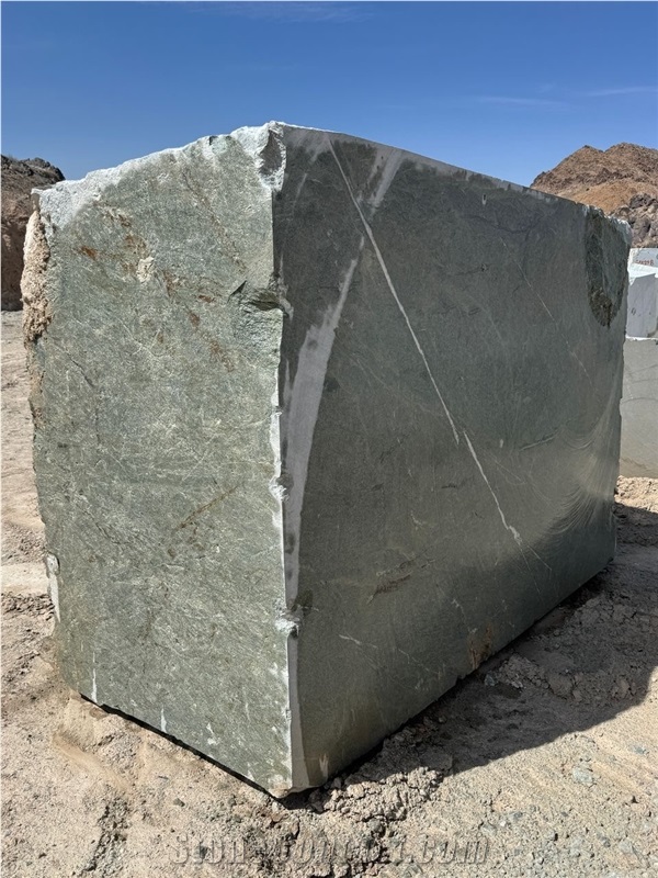 Persian Green  Rough Granite Block