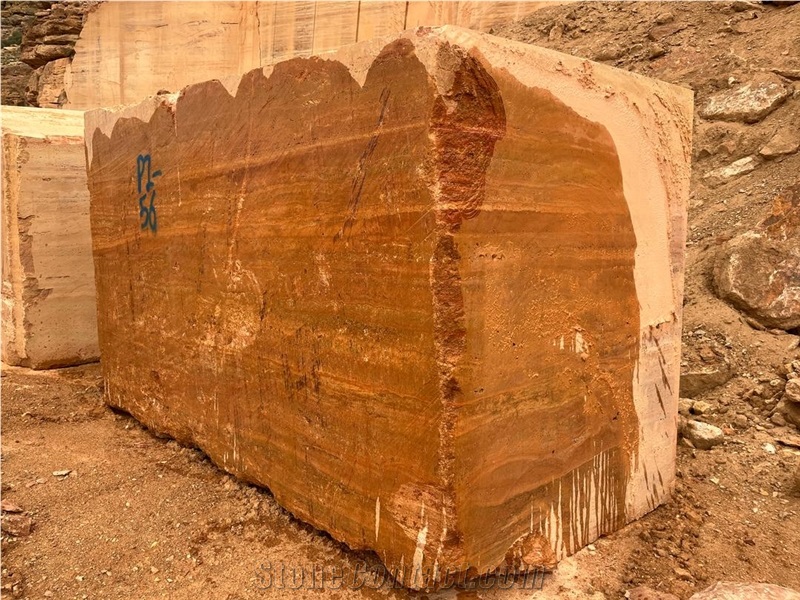 Persian Red  Classic Travertine Block