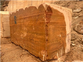 Persian Red  Classic Travertine Block