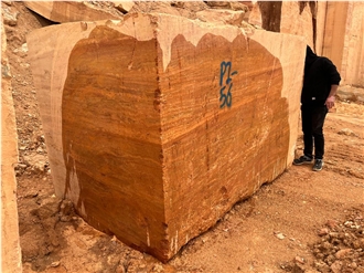 Persian Red  Classic Travertine Block