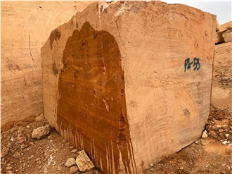 Persian Red  Classic Travertine Block