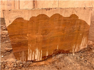 Persian Red  Classic Travertine Block