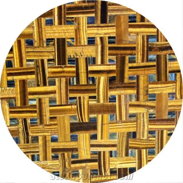 Tiger Eye Semiprecious Stone Slabs