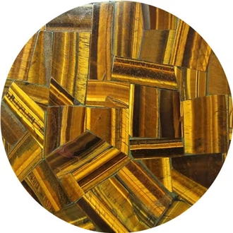 Tiger Eye Semiprecious Stone Slabs