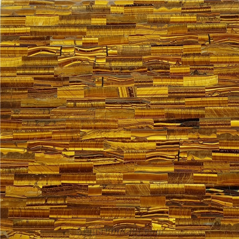 Tiger Eye Semiprecious Stone Slabs