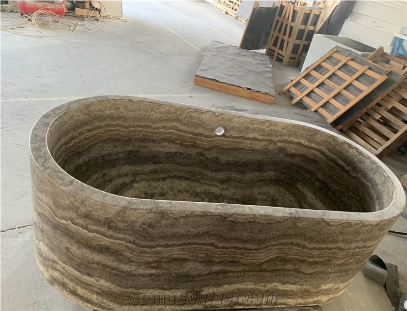 Customized Travertine And Marble Freestanding Bathtubs