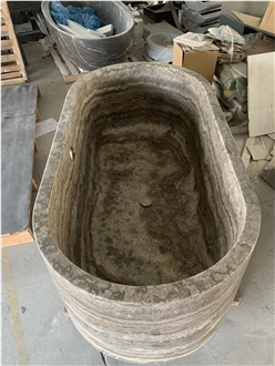 Customized Travertine And Marble Freestanding Bathtubs