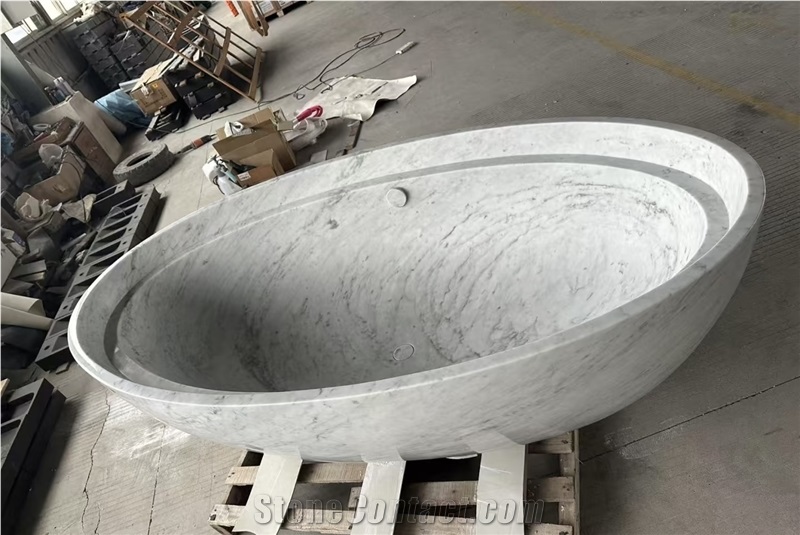 Customized Travertine And Marble Freestanding Bathtubs