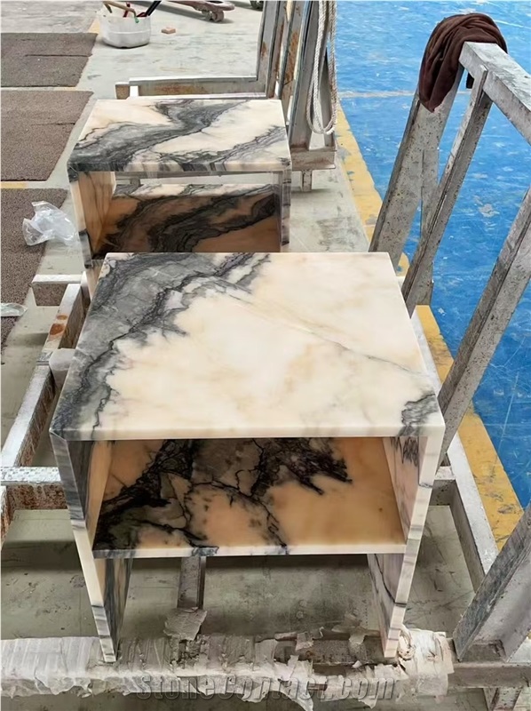 Pink Portugal Rosa Lagoa Venado Marble Slabs
