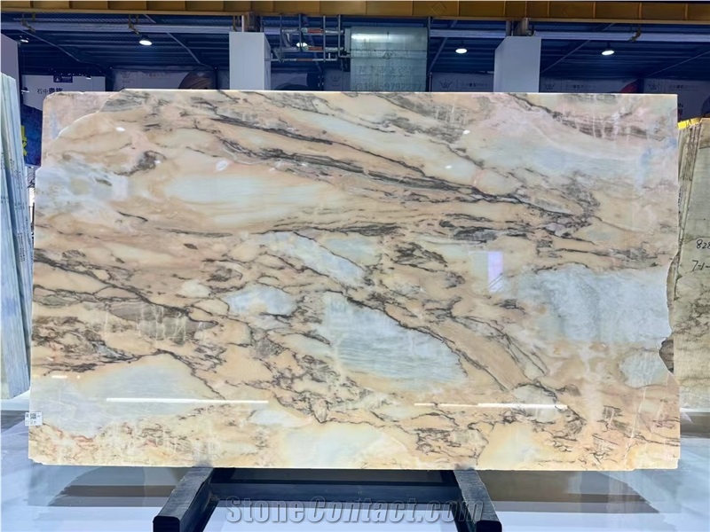Pink Portugal Rosa Lagoa Venado Marble Slabs