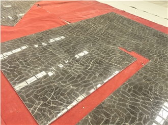 Marron Emperador Marble Slab Tiles Saint Laurant