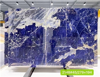 Azul Namibia Sodalite Blue Stone Slab Tiles