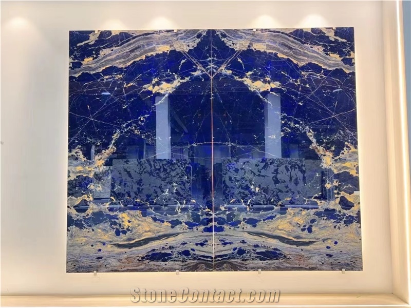 Azul Namibia Sodalite Blue Stone Slab Tiles