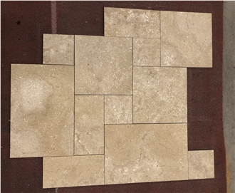 New Antique French Pattern Beige Limestone