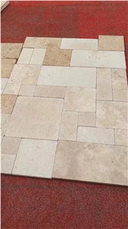 New Antique French Pattern Beige Limestone