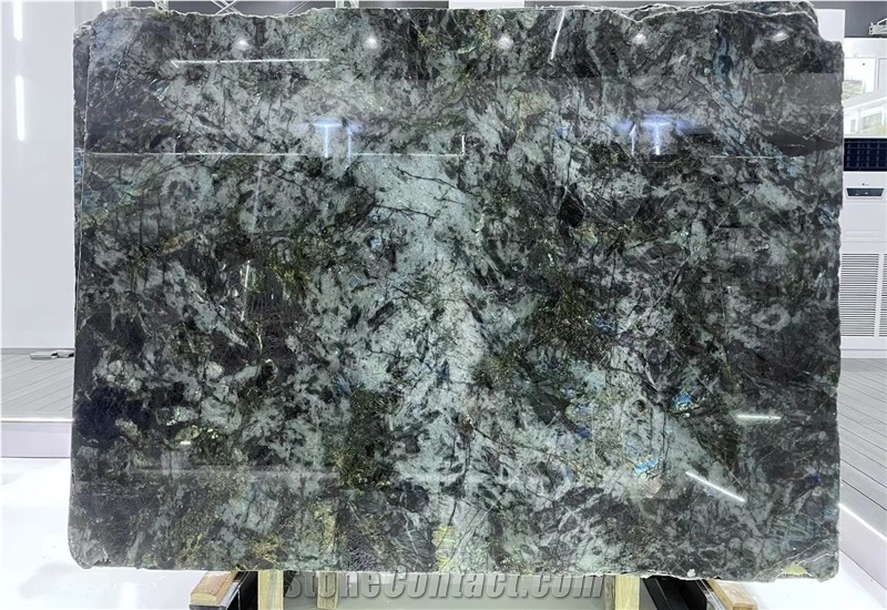 Luxury Stone Blue Labrador Granite Slab For Wall Tiles