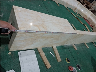 GOLDTOP Spider Gold Marble Slab Polished Stone Tiles