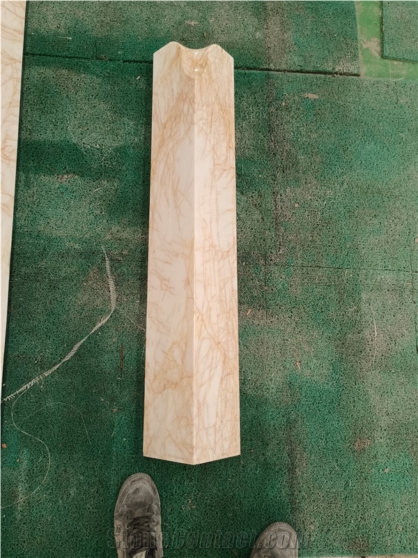 GOLDTOP Spider Gold Marble Slab Polished Stone Tiles