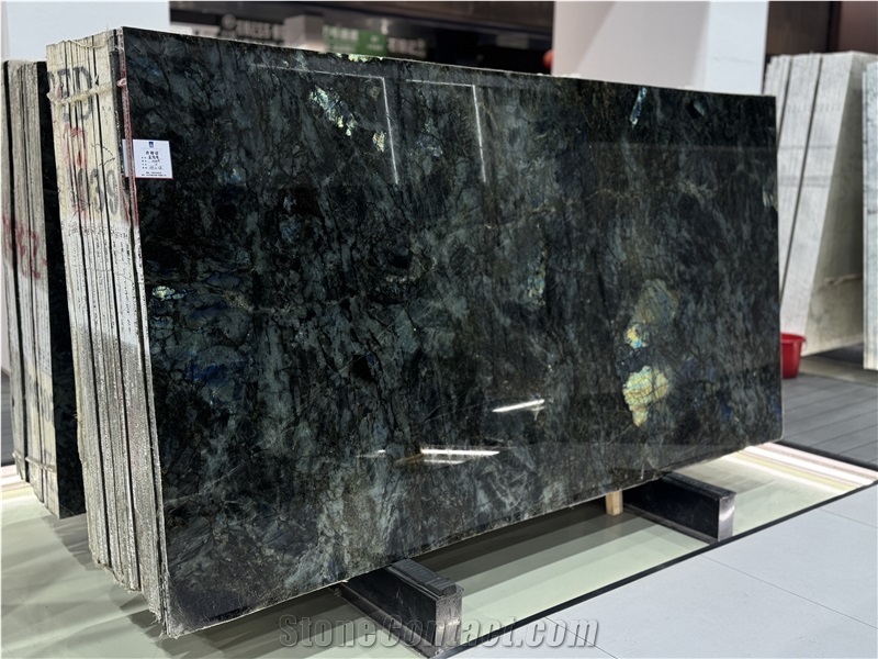 Labradorite River Blue Madagascar Granite Polished Slabs