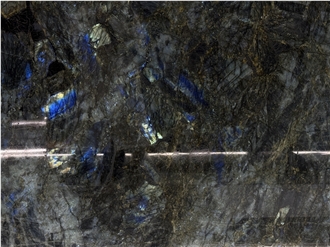 Lemur Blue Madagascar Granite With Blue Crystal  Slabs