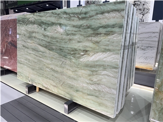 Royal Emerald Green Canyon Brazil Quartzite Polished Slabs