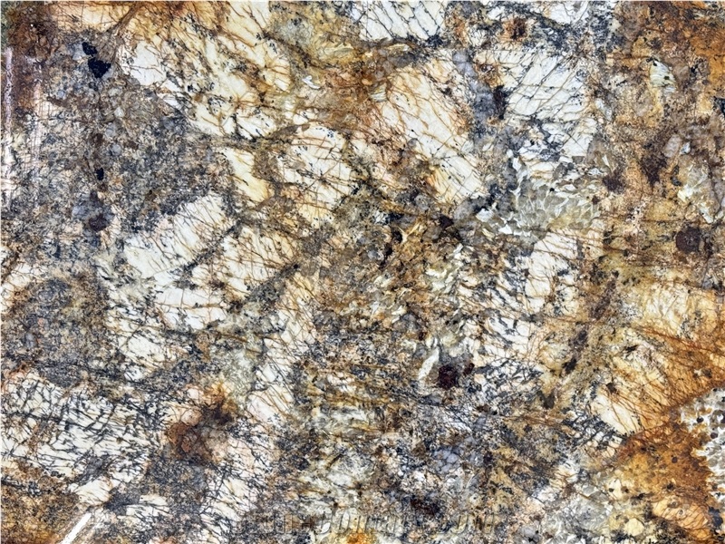 Shangri-La Granite Golden Atlas Brazil Polished  Slabs