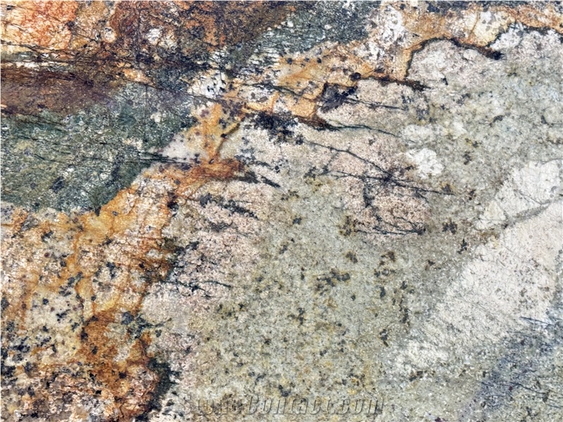 Shangri-La Granite Golden Atlas Brazil Polished  Slabs