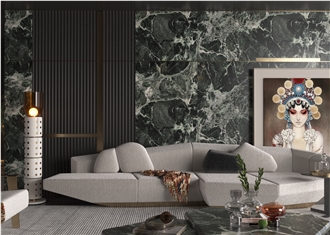 Alpi Green Marble Slabs For Bathroom Walls And Floors