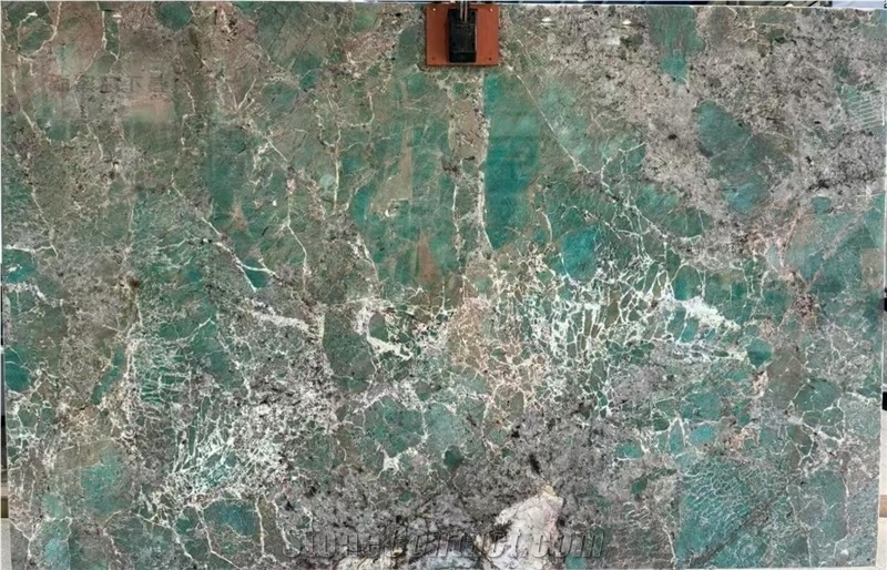 Amazon Green Quartzite Slabs For Hotel Villa Wall Decoration