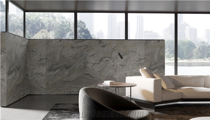 Aquarella Quartzite Slabs For Flooring And Background Wall