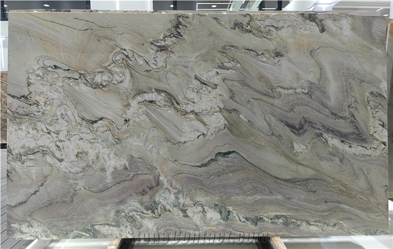 Aquarella Quartzite Slabs For Flooring And Background Wall