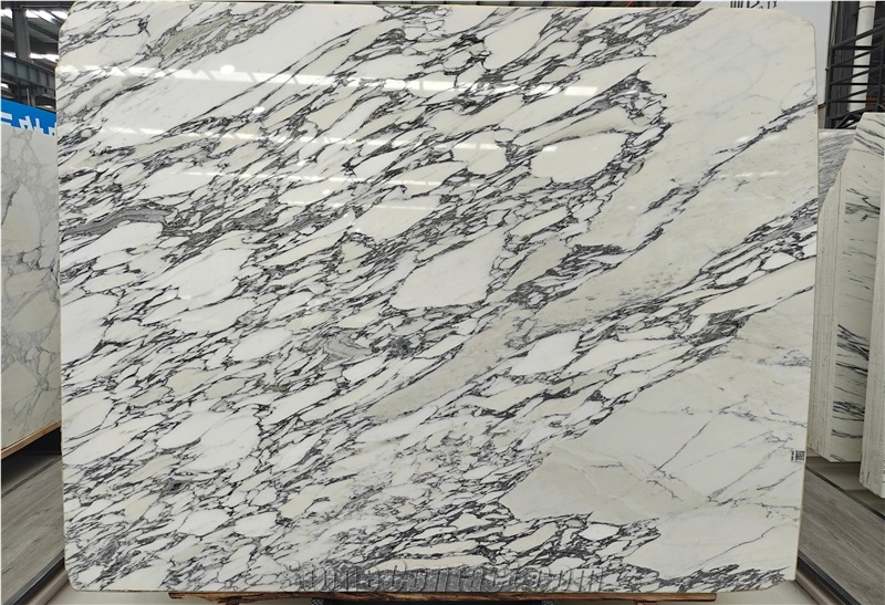 Arabescato Venato White Marble Slabs For Home Decoration