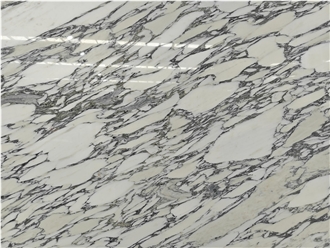 Arabescato Venato White Marble Slabs For Home Decoration