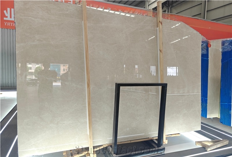 Aran Beige Marble Slabs For Interior And Exterior Cladding