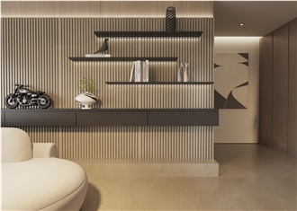 Aran Beige Marble Slabs For Interior And Exterior Cladding
