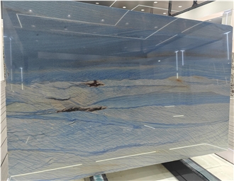 Azul Macaubas Quartzite Slabs For Floor And Background
