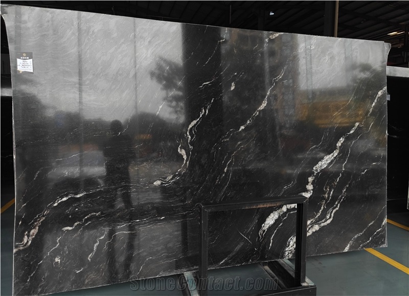 Black Cosmic Granite Slabs For Kitchen Wall Floor Decoration