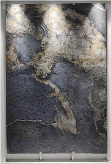 Black Fusion Granite Slabs For Home Wall Floor Decoration