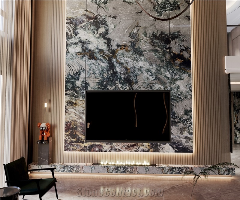 Cactus Boreal Luxury Quartzite Slabs For Home Decoration