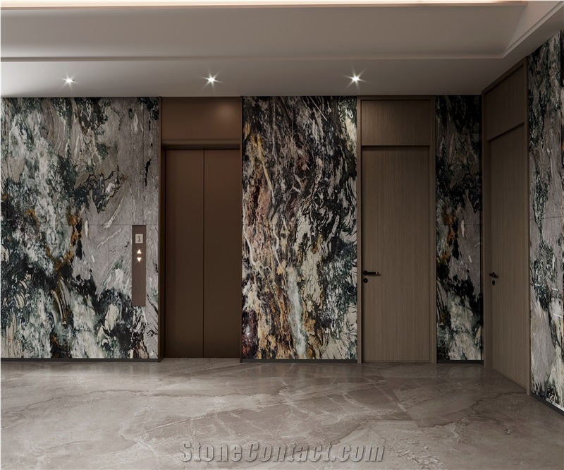Cactus Boreal Luxury Quartzite Slabs For Home Decoration