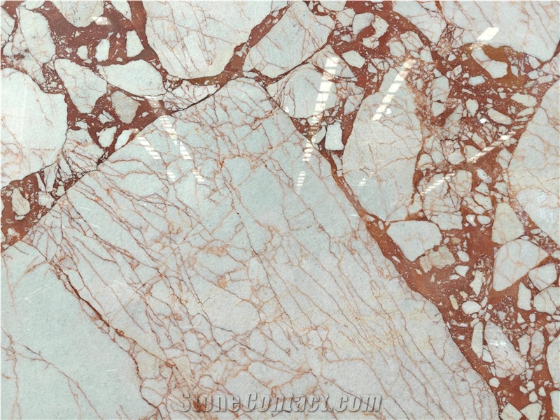 Calacatta Burgundy Marble Slabs For Hotel Villa Decoration