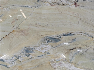 Calacatta Macaubas Quartzite Slabs For Interior Design