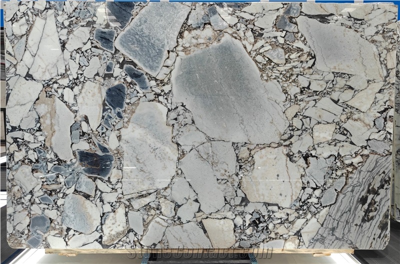 Chinese Bulgari Marble Slabs For Wall Decor And Flooring